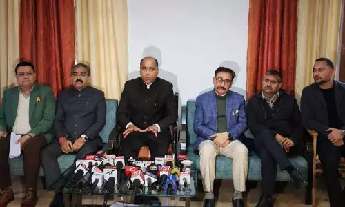 हिमाचल सरकार भाजपा की प्रस्तावित रैली में बाधा डाल रही है: Former CM हिमाचल सरकार भाजपा की प्रस्तावित रैली में बाधा डाल रही है: Former CM