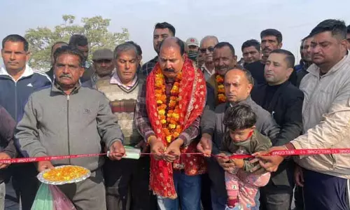 MLA ने कंजक देवस्थान लिंक रोड का काम शुरू करवाया MLA ने कंजक देवस्थान लिंक रोड का काम शुरू करवाया