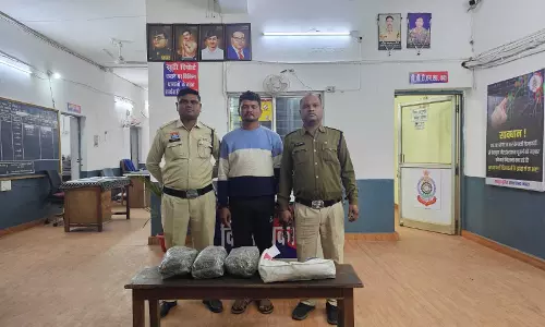Raipur Breaking: तिल्दा नेवरा पुलिस ने गांजा तस्कर को किया गिरफ्तार