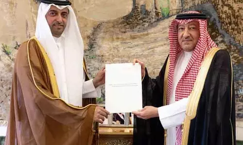 Qatar के अमीर से सऊदी क्राउन प्रिंस को मिला मैसेज, द्विपक्षीय रिश्तों पर चर्चा Qatar के अमीर से सऊदी क्राउन प्रिंस को मिला मैसेज, द्विपक्षीय रिश्तों पर चर्चा