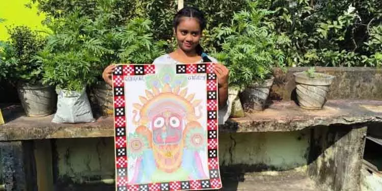 अनोखे पट्टचित्र से Rourkela के किशोर को एशिया बुक ऑफ रिकॉर्ड्स में जगह अनोखे पट्टचित्र से Rourkela के किशोर को एशिया बुक ऑफ रिकॉर्ड्स में जगह