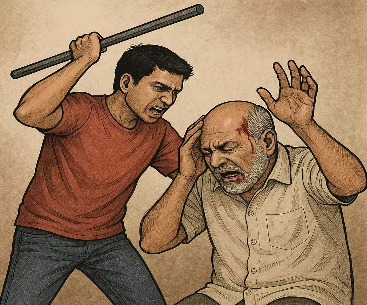 CG CRIME: बेटे ने पिता पर लोहे की रॉड से किया हमला, हालत गंभीर CG CRIME: बेटे ने पिता पर लोहे की रॉड से किया हमला, हालत गंभीर