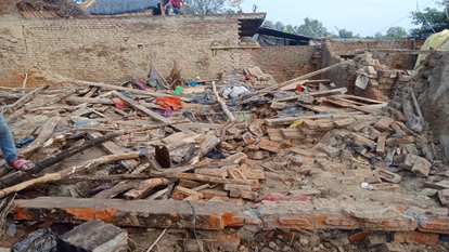 Bareilly: मौलाना के समर्थक हुए परेशान, घर गिराए गए
