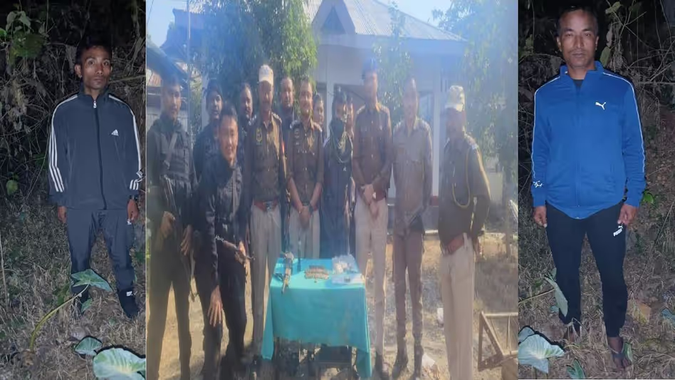 Assam : म्यांमार कैंप से उल्फा-आई के दो कैडर भागे, पुलिस के सामने सरेंडर किया Assam : म्यांमार कैंप से उल्फा-आई के दो कैडर भागे, पुलिस के सामने सरेंडर किया
