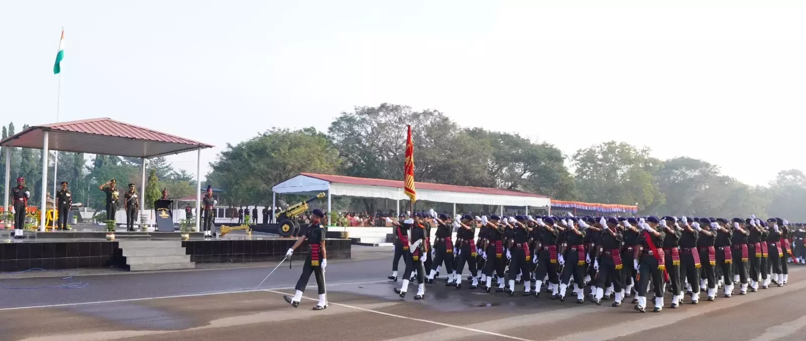 Telangana : सिकंदराबाद एओसी में पासिंग आउट परेड में 478 अग्निवीरों ने हिस्सा लिया Telangana : सिकंदराबाद एओसी में पासिंग आउट परेड में 478 अग्निवीरों ने हिस्सा लिया