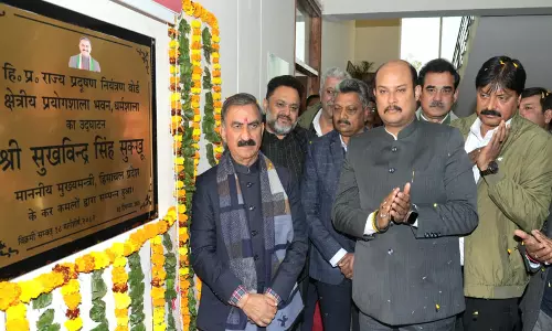हिमाचल के मुख्यमंत्री ने धर्मशाला में HPSPCB की क्षेत्रीय प्रयोगशाला भवन का उद्घाटन किया हिमाचल के मुख्यमंत्री ने धर्मशाला में HPSPCB की क्षेत्रीय प्रयोगशाला भवन का उद्घाटन किया