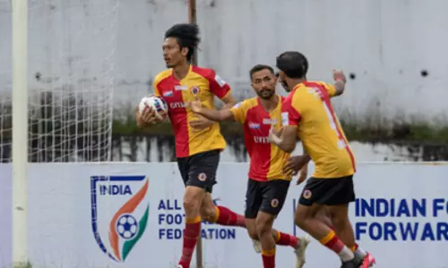 AIFF सुपर कप: ईस्ट बंगाल, पंजाब, गोवा, मुंबई सिटी सेमीफाइनल में AIFF सुपर कप: ईस्ट बंगाल, पंजाब, गोवा, मुंबई सिटी सेमीफाइनल में