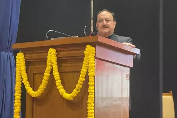 JP Nadda ने सांसदों से टीबी उन्मूलन पर लोगों में जागरूकता बढ़ाने की अपील की JP Nadda ने सांसदों से टीबी उन्मूलन पर लोगों में जागरूकता बढ़ाने की अपील की