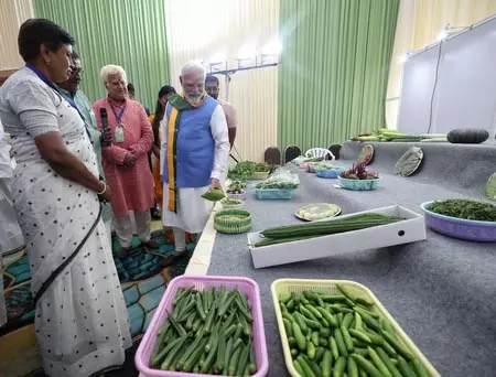 प्राकृतिक खेती ही भारत का कृषि भविष्य: पीएम मोदी प्राकृतिक खेती ही भारत का कृषि भविष्य: पीएम मोदी