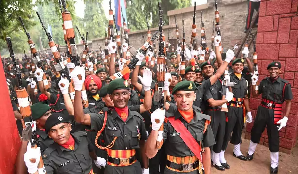 अग्निवीर बैच 06/25 की पासिंग आउट परेड AOC सेंटर सिकंदराबाद में हुई अग्निवीर बैच 06/25 की पासिंग आउट परेड AOC सेंटर सिकंदराबाद में हुई