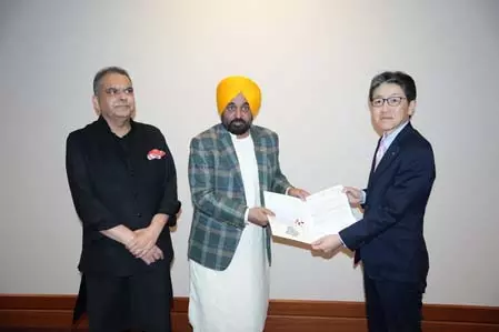 मुख्यमंत्री भगवंत मान का जापान दौरा, टोक्यो में टोप्पन स्पेशलिटी फिल्म्स के साथ एमओयू साइन मुख्यमंत्री भगवंत मान का जापान दौरा, टोक्यो में टोप्पन स्पेशलिटी फिल्म्स के साथ एमओयू साइन