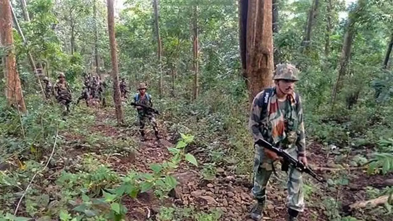 बीजापुर जिले में मुठभेड़ में 12 नक्सली मारे गए, 3 पुलिसकर्मी शहीद