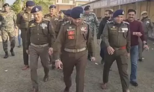 Jammu: आर.एस.पुरा पुलिस स्टेशन का डीजीपी ने लिया जायजा