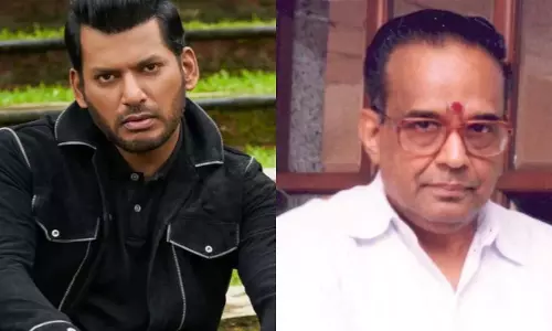 प्रोड्यूसर AVM Saravanan के निधन पर विशाल ने इमोशनल नोट लिखा प्रोड्यूसर AVM Saravanan के निधन पर विशाल ने इमोशनल नोट लिखा