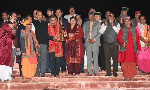 CM Sukhwinder Sukhu ने बाण गंगा घाट का उद्घाटन किया