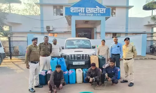 रायपुर में डीजल चोर गिरोह का भंडाफोड़, स्कॉर्पियो के साथ तीन गिरफ्तार