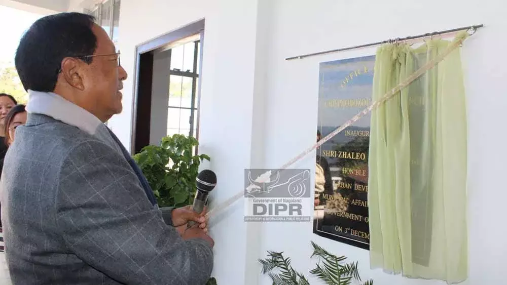 Nagaland : झालेओ ने सीटीसी ऑफिस बिल्डिंग का उद्घाटन किया