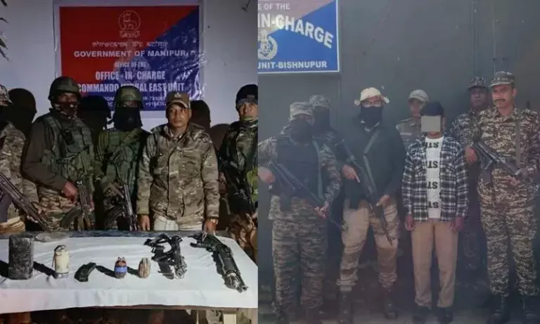 Manipur पुलिस ने KCP (अपुनबा) के सदस्य को गिरफ्तार किया, हथियार और विस्फोटक जब्त किए Manipur पुलिस ने KCP (अपुनबा) के सदस्य को गिरफ्तार किया, हथियार और विस्फोटक जब्त किए