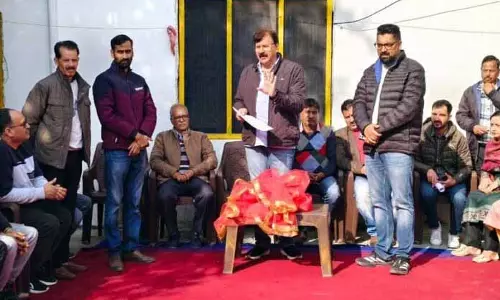 Arvind Gupta ने राजपुरा मंगोत्रियां में कम्युनिटी हॉल का शिलान्यास किया