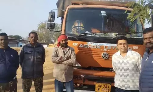 ट्रक से 271 बोरी अवैध कच्चा तंबाकू जब्त, चालक गिरफ्तार