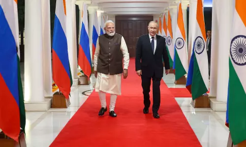 PM Modi ने पुतिन का, लोक कल्याण मार्ग पर किया स्वागत PM Modi ने पुतिन का, लोक कल्याण मार्ग पर किया स्वागत