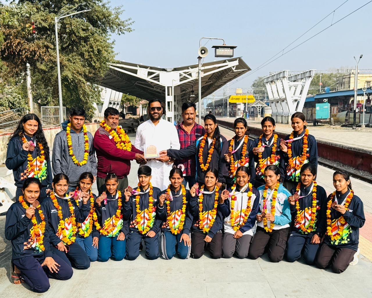 Bhilwara महिला खो-खो टीम को मिला 5वीं खेलो इंडिया यूनिवर्सिटी गेम्स में कांस्य पदक