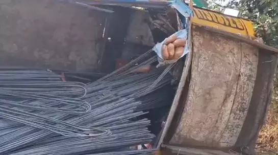 रायपुर से छड़ सप्लाई करने निकली ट्रक से गांजा बरामद रायपुर से छड़ सप्लाई करने निकली ट्रक से गांजा बरामद