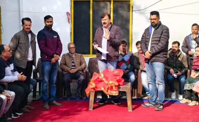 Arvind Gupta ने राजपुरा मंगोत्रियां में कम्युनिटी हॉल का शिलान्यास किया Arvind Gupta ने राजपुरा मंगोत्रियां में कम्युनिटी हॉल का शिलान्यास किया