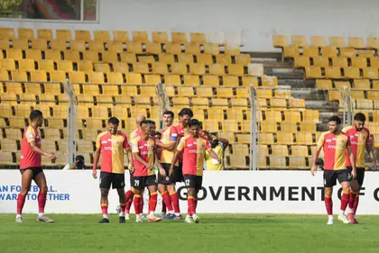 AIFF सुपर कप: ईस्ट बंगाल ने पंजाब FC को 3-1 से हराकर फाइनल में जगह बनाई AIFF सुपर कप: ईस्ट बंगाल ने पंजाब FC को 3-1 से हराकर फाइनल में जगह बनाई