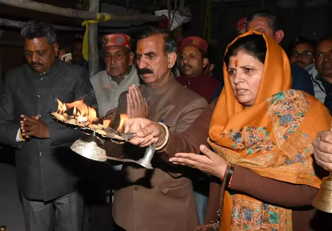 Dharamshala: मां चामुंडा में मुख्यमंत्री ने किया भव्य पूजा-अर्चना
