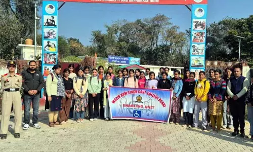 Himachal: कॉलेज ने आउटरीच कार्यक्रम आयोजित, विकलांग बच्चों के कल्याण के लिए धन दान किया