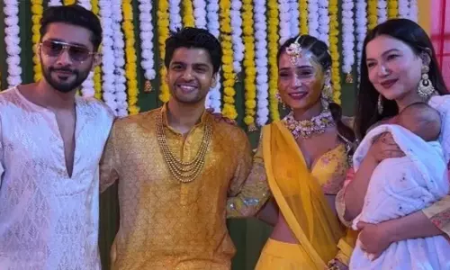 Sara-Krish हल्दी: गौहर और ज़ैद ने नवजात बेटे के साथ डेब्यू किया