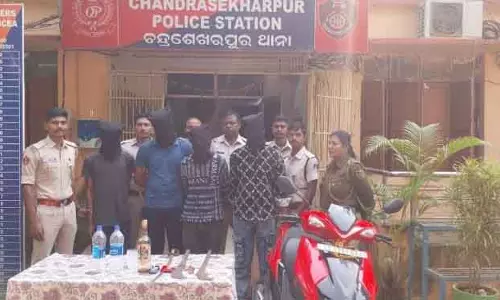 Bhubaneswar Patia में डकैती की कोशिश नाकाम; 4 गिरफ्तार