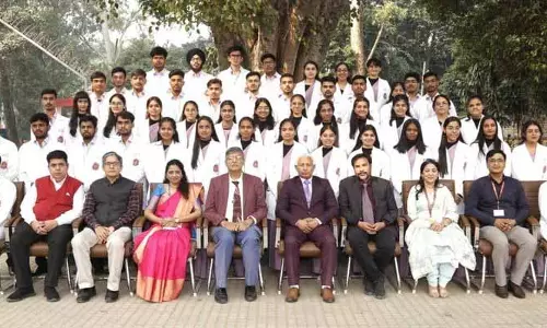ESIC अस्पताल के पहले बैच के लिए व्हाइट कोट सेरेमनी आयोजित की गई