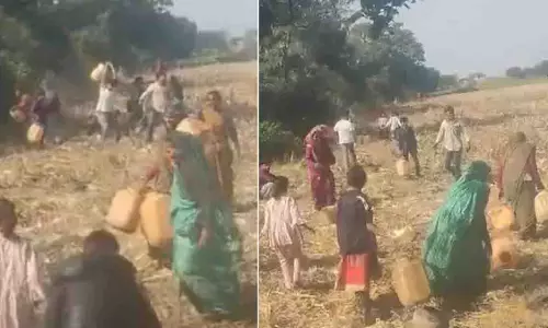 Khargone में महिलाओं ने शराब के बैरल गिराए, 11 लोग गिरफ्तार
