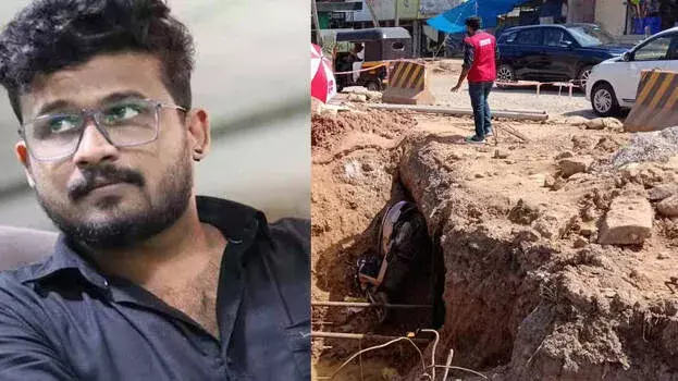 तिरुवनंतपुरम में गड्ढे की वजह से बाइक से गिरने से टेक्नोपार्क कर्मचारी की मौत हो गई