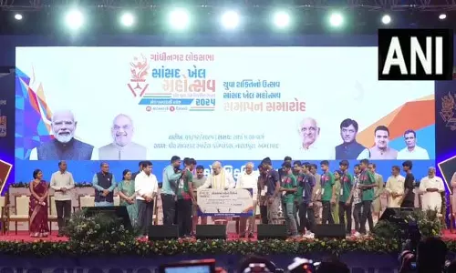 सांसद खेल महोत्सव का भव्य समापन, अमित शाह और सीएम पटेल रहे शामिल