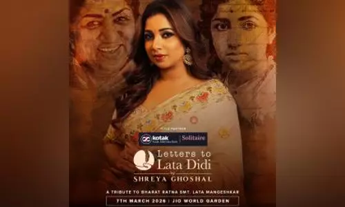 Shreya Ghoshal 7 मार्च को लेटर्स टू लता दीदी में लता को देंगी सम्मान Shreya Ghoshal 7 मार्च को लेटर्स टू लता दीदी में लता को देंगी सम्मान