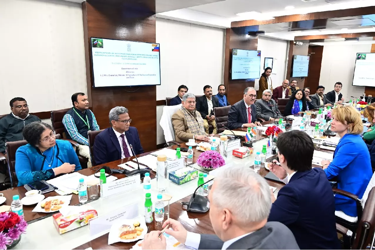 India, Russia ने मत्स्य पालन और डेयरी क्षेत्रों में द्विपक्षीय संबंधों को मजबूत किया India, Russia ने मत्स्य पालन और डेयरी क्षेत्रों में द्विपक्षीय संबंधों को मजबूत किया