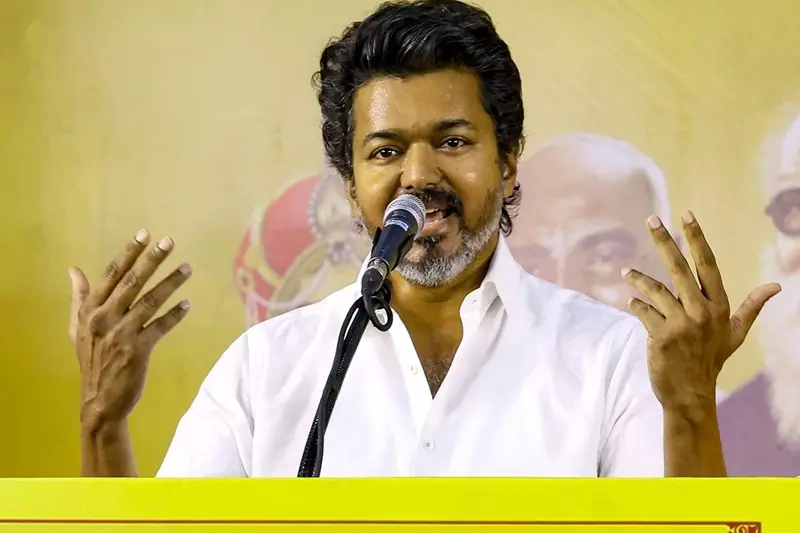Vijay के रोड शो रुकने के बाद TVK ने नई रैली की तारीख घोषित की Vijay के रोड शो रुकने के बाद TVK ने नई रैली की तारीख घोषित की