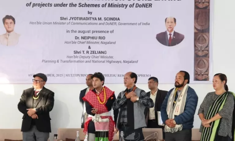 Nagaland को बड़ी सौगात: सिंधिया ने लॉन्च की 646 करोड़ रुपये की परियोजनाएँ Nagaland को बड़ी सौगात: सिंधिया ने लॉन्च की 646 करोड़ रुपये की परियोजनाएँ