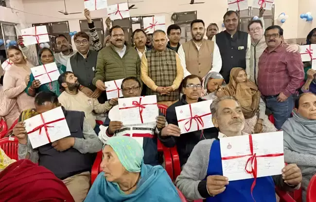 Sonipat: लाल डोरा क्षेत्र के निवासियों को संपत्ति का अधिकार Sonipat: लाल डोरा क्षेत्र के निवासियों को संपत्ति का अधिकार