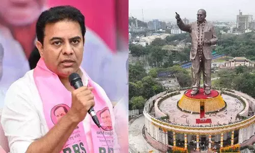 KTR ने महापरिनिर्वाण दिवस पर अंबेडकर को श्रद्धांजलि अर्पित की