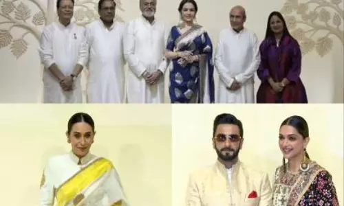 दीपिका, रणवीर समेत B-town सितारे शामिल हुए स्वदेश समारोह में दीपिका, रणवीर समेत B-town सितारे शामिल हुए स्वदेश समारोह में