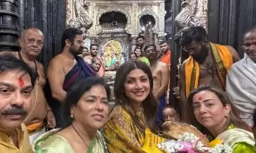 कोल्हापुर मंदिर दर्शन के बाद शिल्पा शेट्टी ने खुद को ‘धन्य’ बताया