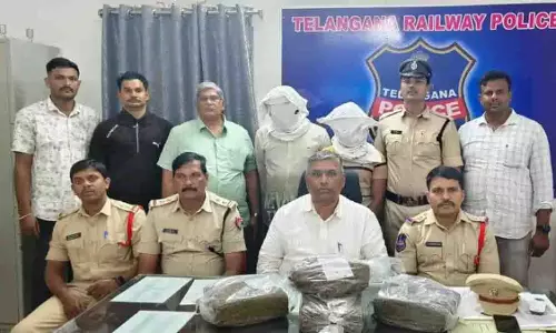 Secunderabad रेलवे स्टेशन पर 3 लाख रुपये का गांजा, दो गिरफ्तार