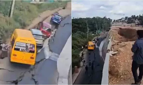 केरल कांग्रेस ने NH-66 धंसने पर नितिन गडकरी की आलोचना की
