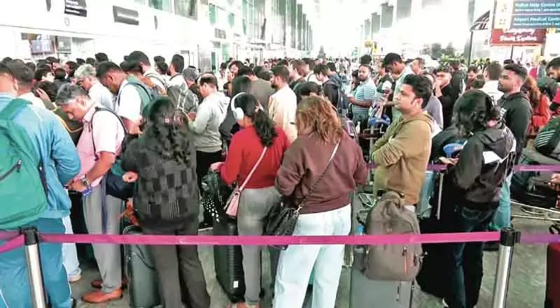 इंडिगो के ऑपरेशनल संकट से Jammu and Kashmir प्रभावित, फ्लाइट गड़बड़ी इंडिगो के ऑपरेशनल संकट से Jammu and Kashmir प्रभावित, फ्लाइट गड़बड़ी