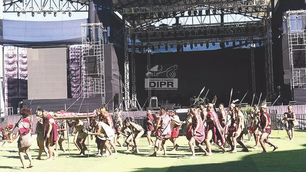 Nagaland : हॉर्नबिल फेस्टिवल के 5वें दिन आदिवासी विरासत का जश्न मनाया Nagaland : हॉर्नबिल फेस्टिवल के 5वें दिन आदिवासी विरासत का जश्न मनाया