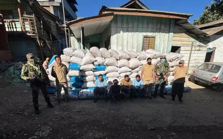 Manipur: 10,920 किलोग्राम म्यांमार मूल की सुपारी जब्त, सात तस्कर गिरफ्तार